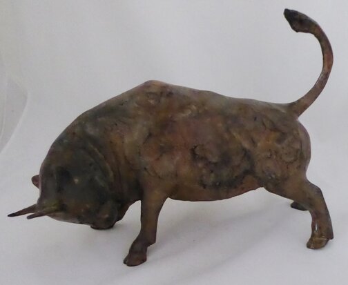 Pierre Chenet bronzen sculptuur stier