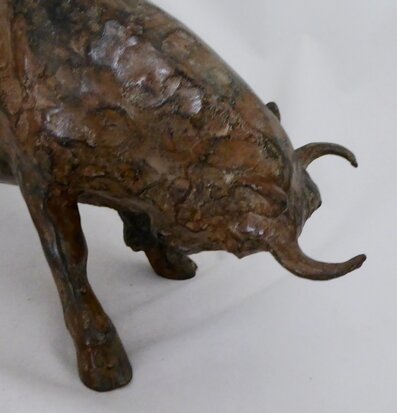 Pierre Chenet bronzen sculptuur stier