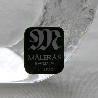 Maleras glas sculptuur / presse papier