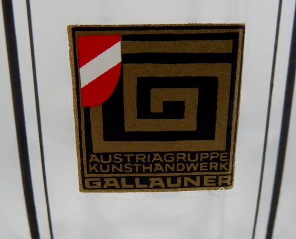 Gallauner art nouveau stijl vaas